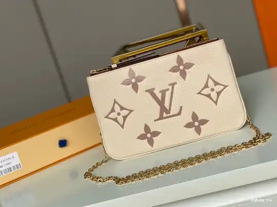 VUITTON POCHETTE LOUIS DOUBLE ZIP 0512